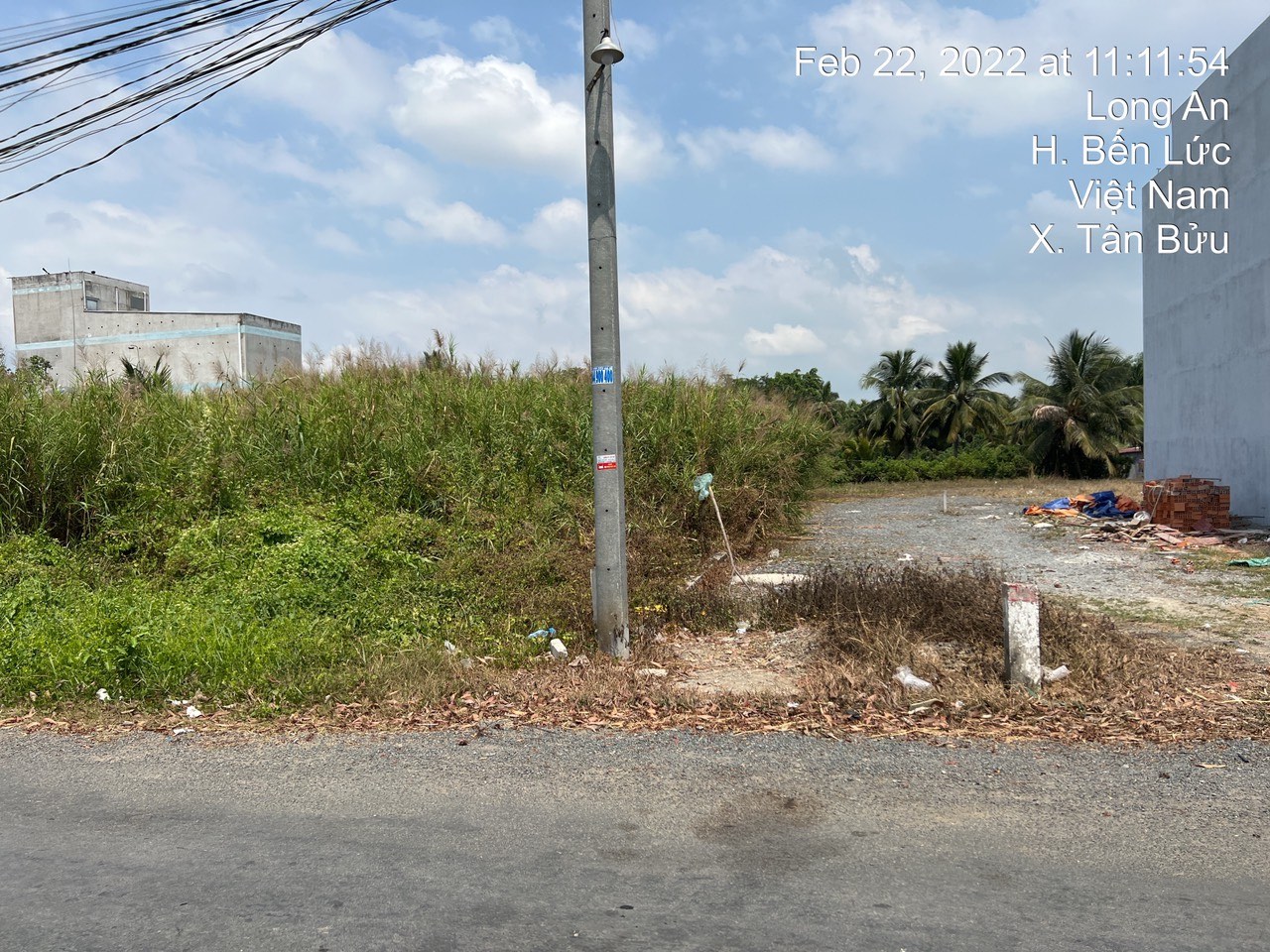 Bán đất mặt tiền đường Tân Bửu Thanh Phú xã Tân Bửu huyện Bến Lức