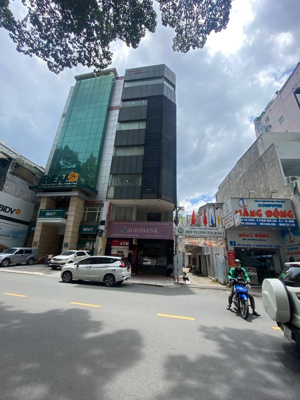 Bán tòa nhà góc hai mặt tiền 87B Bùi Thị Xuân phường Phạm Ngũ Lão quận 1
