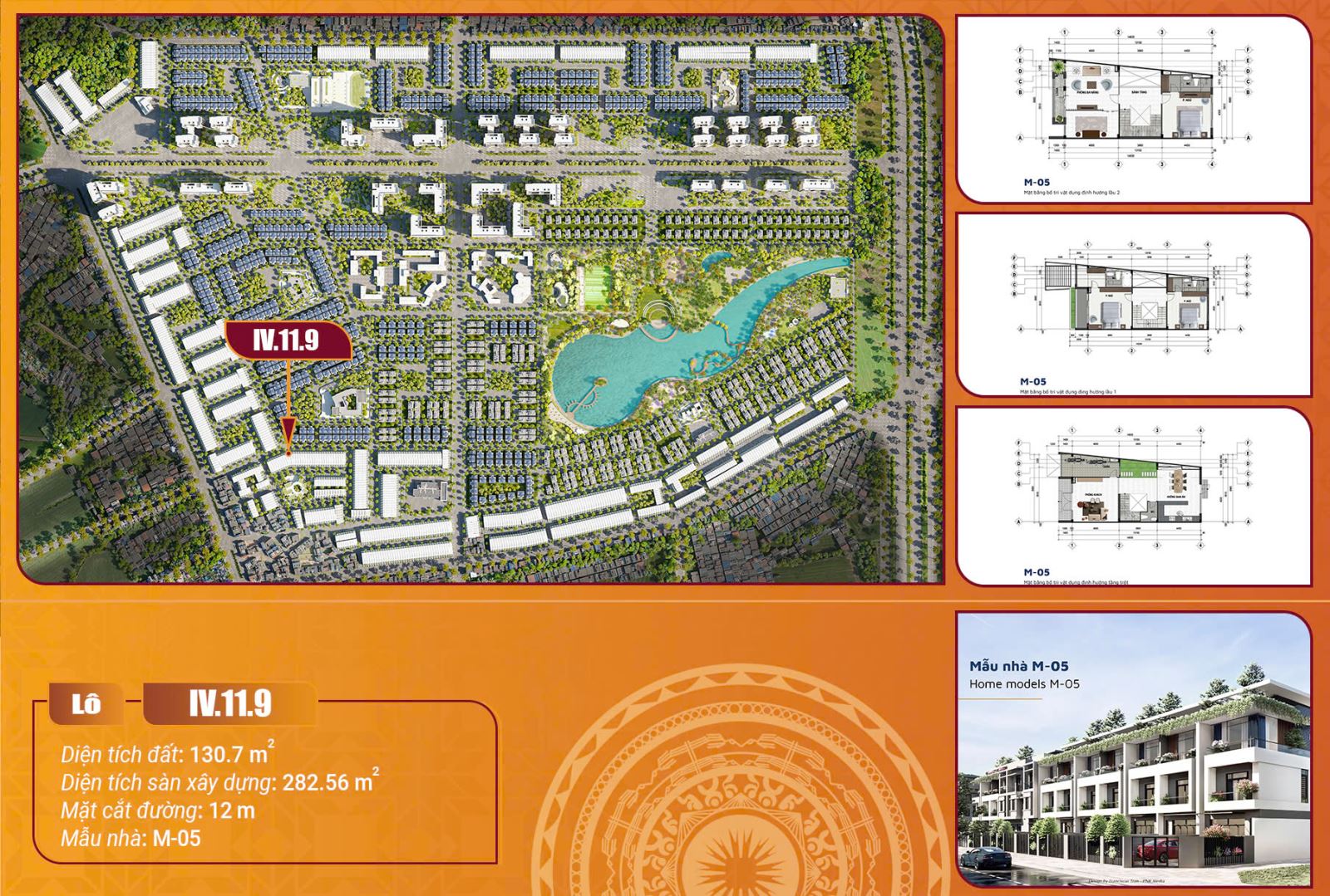 Thiết kế mẫu nhà M5 lô IV.11.9