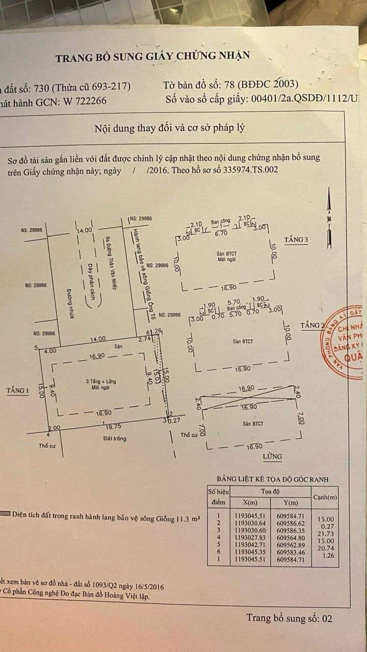 Bán biệt thự 88/2 Thân Vân Nhiếp Thành phố Thủ Đức