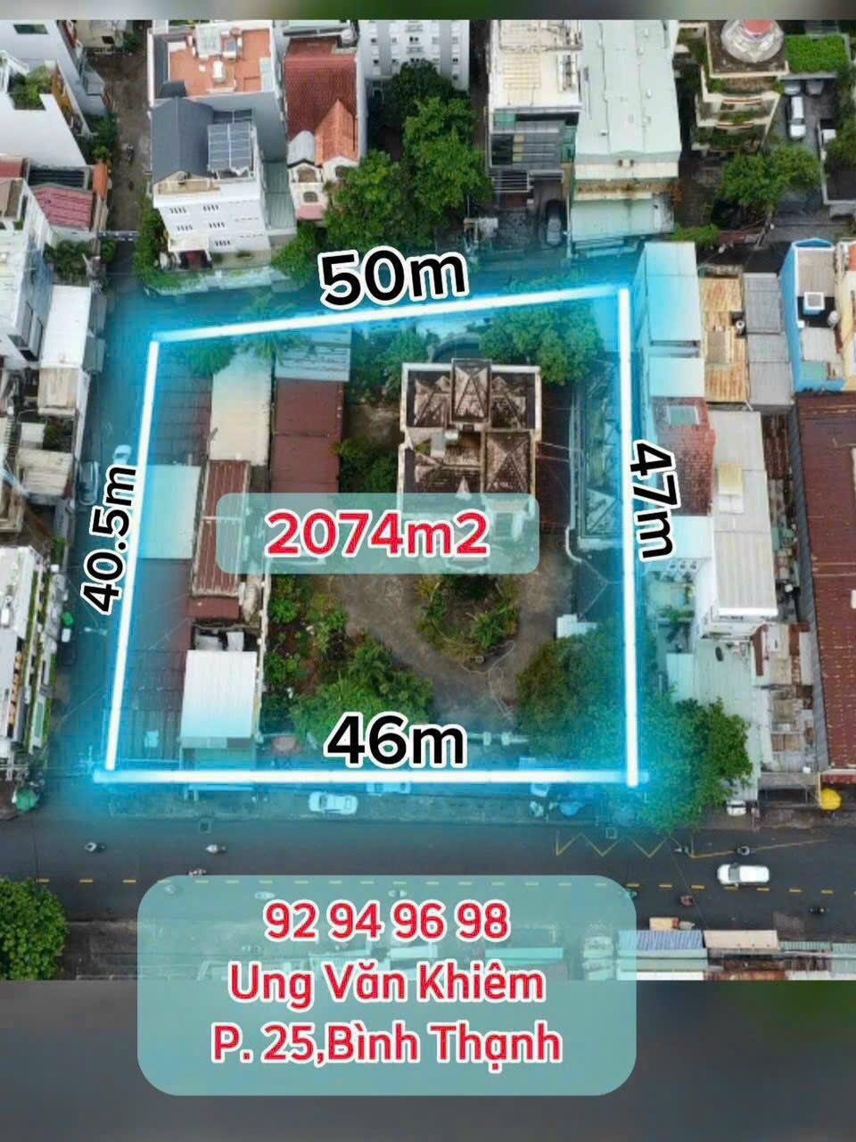 Bán biệt thự mặt tiền 92 94 96 98 Ung Văn Khiêm quận Bình Thạnh