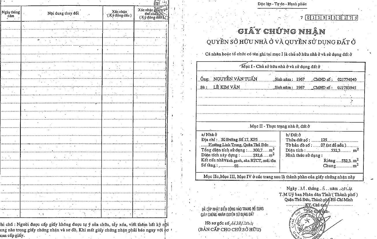 Bán đất 50 đường số 17 Thành phố Thủ Đức