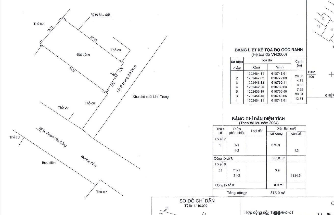 Bán đất Đường số 4 Thành phố Thủ Đức