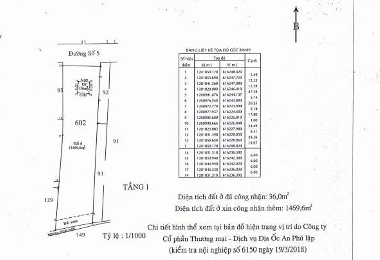 Bán đất Đường số 5 Thành phố Thủ Đức