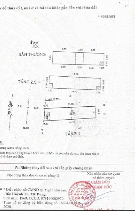 Bán nhà Mặt tiền số 2 Đường Xuân Hồng quận Tân Bình