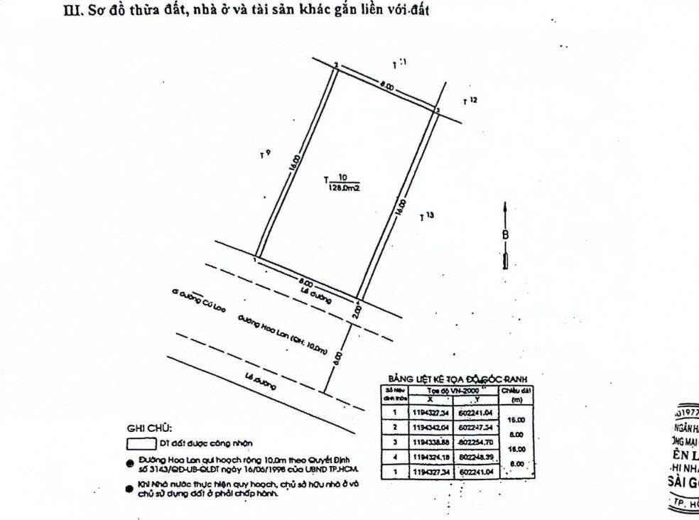 Bán nhà 208 Hoa Lan quận Phú Nhuận