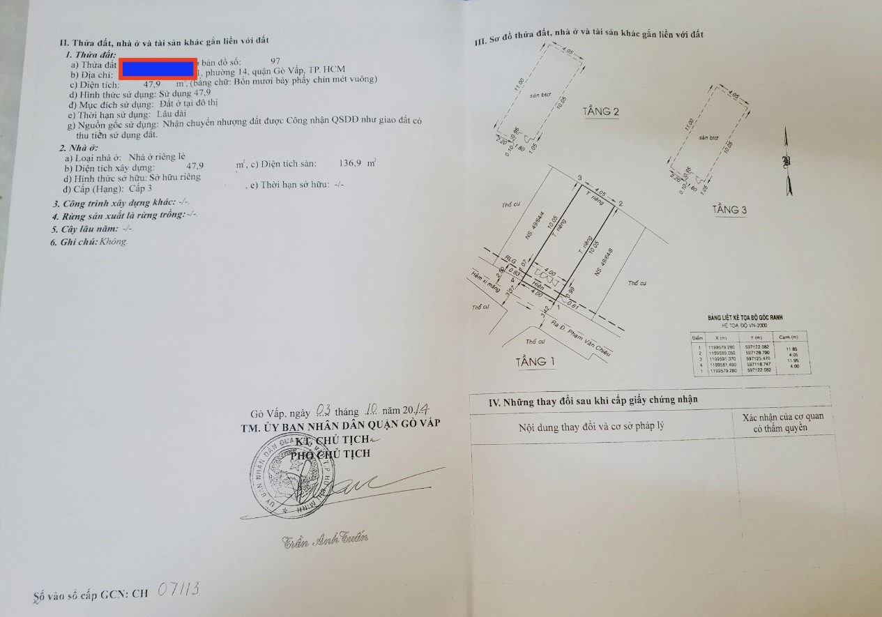 Bán nhà hẻm đường số 51 Gò Vấp
