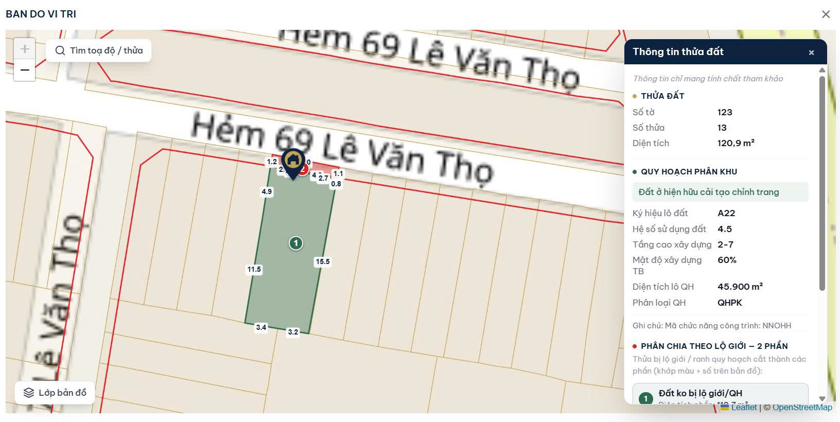 Bán nhà đường Lê Văn Thọ phường 8 quận Gò Vấp