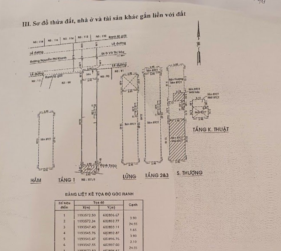 Bán nhà 95 Nguyễn Phi Khanh Quận 1