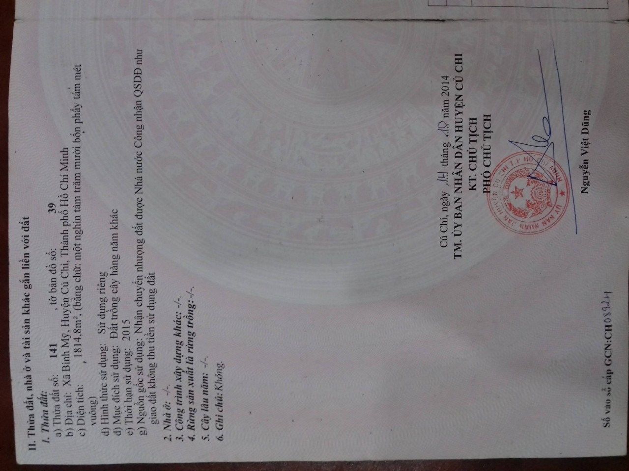Bán nhà vườn đường Bình Mỹ huyện Củ Chi