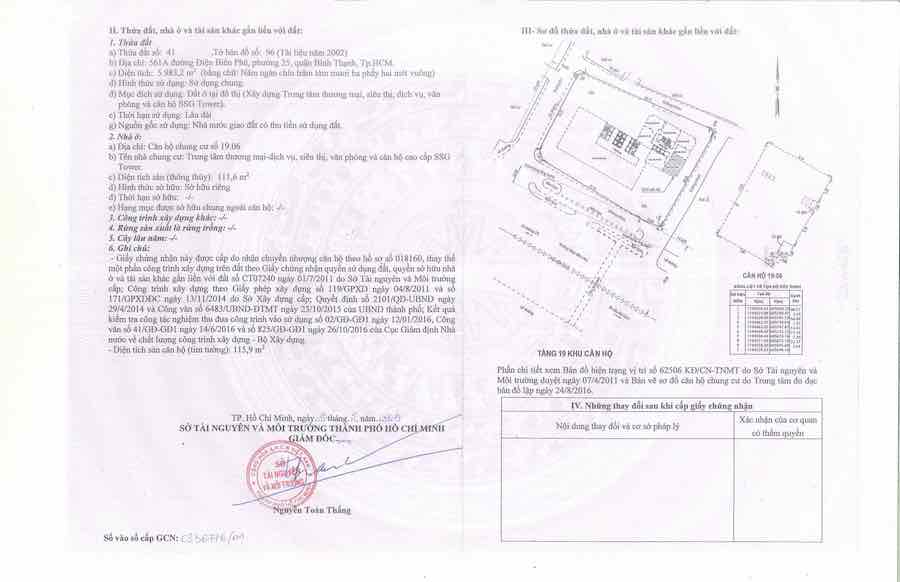 Bán sang nhượng căn hộ Pearl Plaza Quận Bình Thạnh