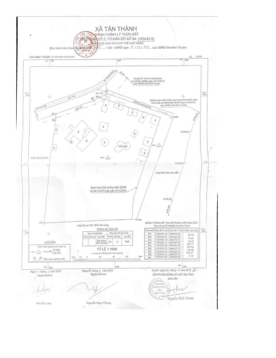 Bán sang nhượng KDL biển Thế Giới Xanh mũi Kê Gà huyện Hàm Thuận Nam