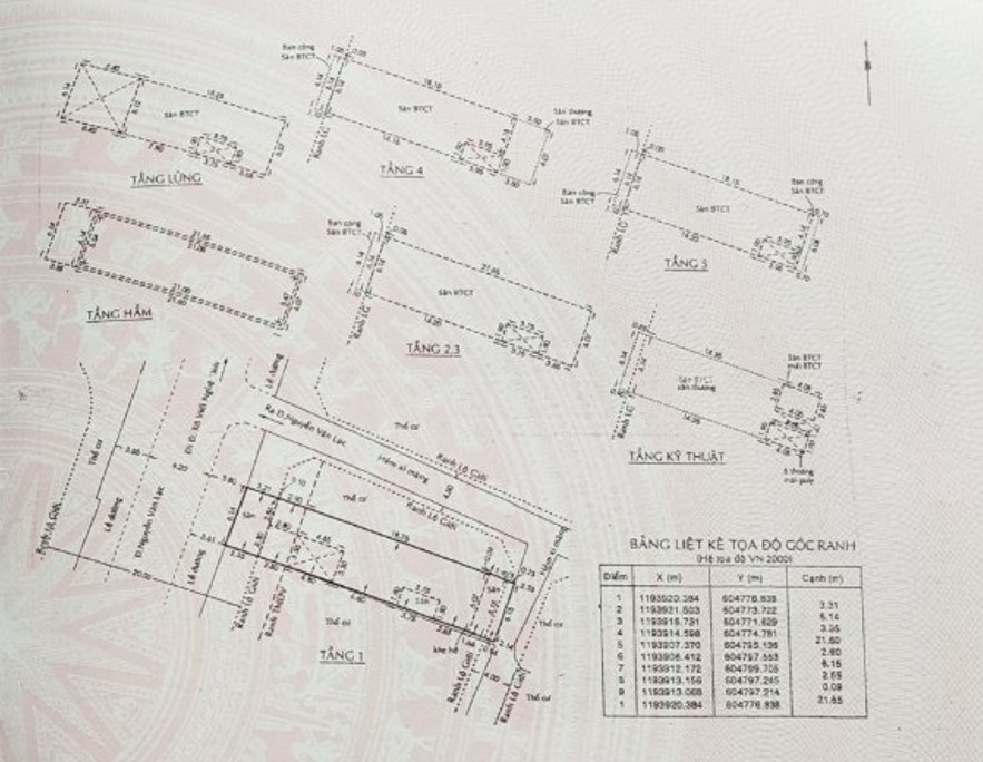 Bán tòa nhà mặt tiền 11 - 13 Nguyễn Văn Lạc quận Bình Thạnh