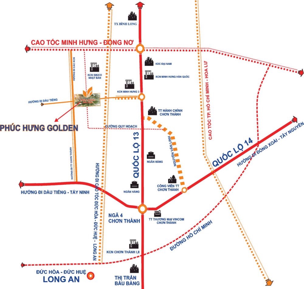 Kết nối giao thông khu đô thị Phúc Hưng Golden