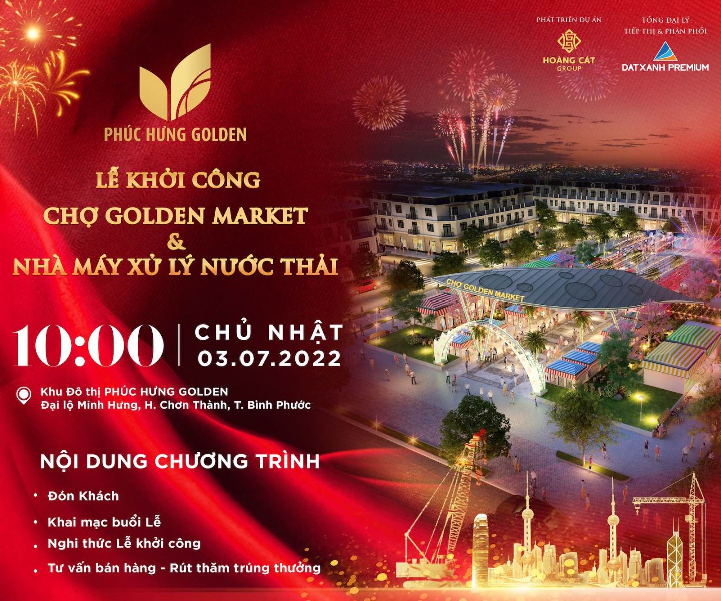 Lễ khởi công chợ Golden Market
