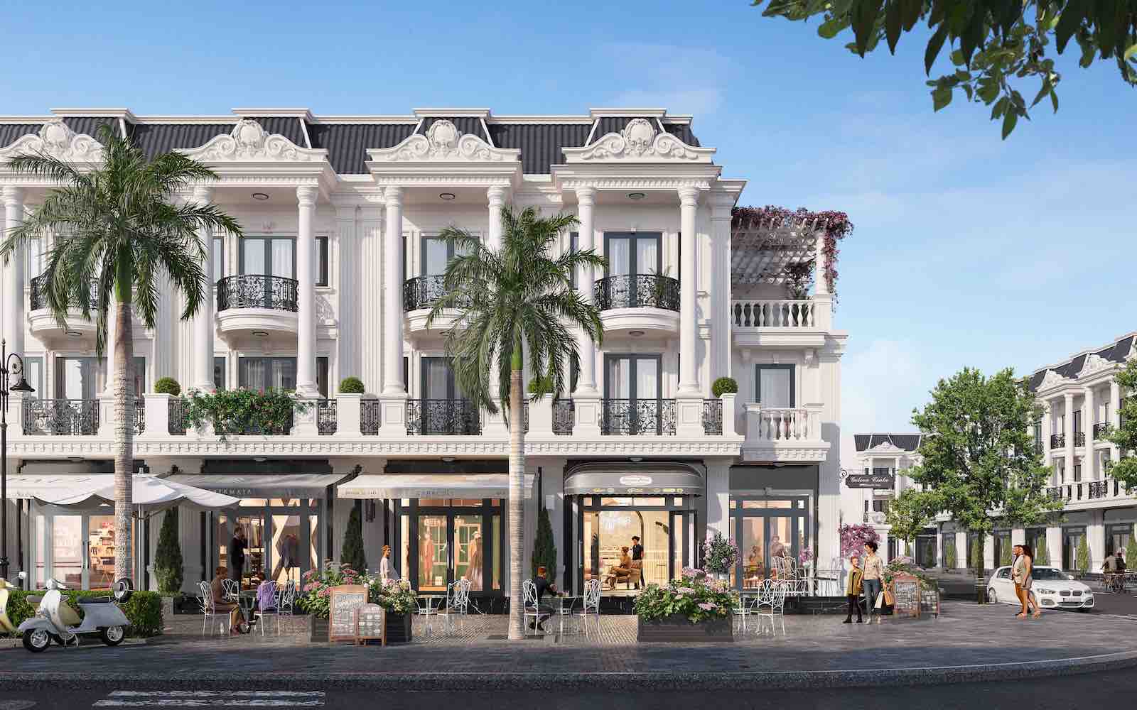 Phối cảnh thiết kế Shophouse