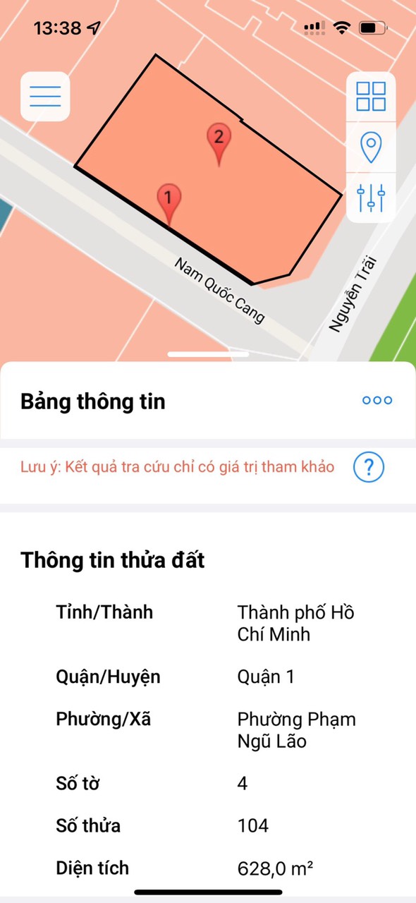 Bán nhà 208 đường Nguyễn Trãi Quận 1