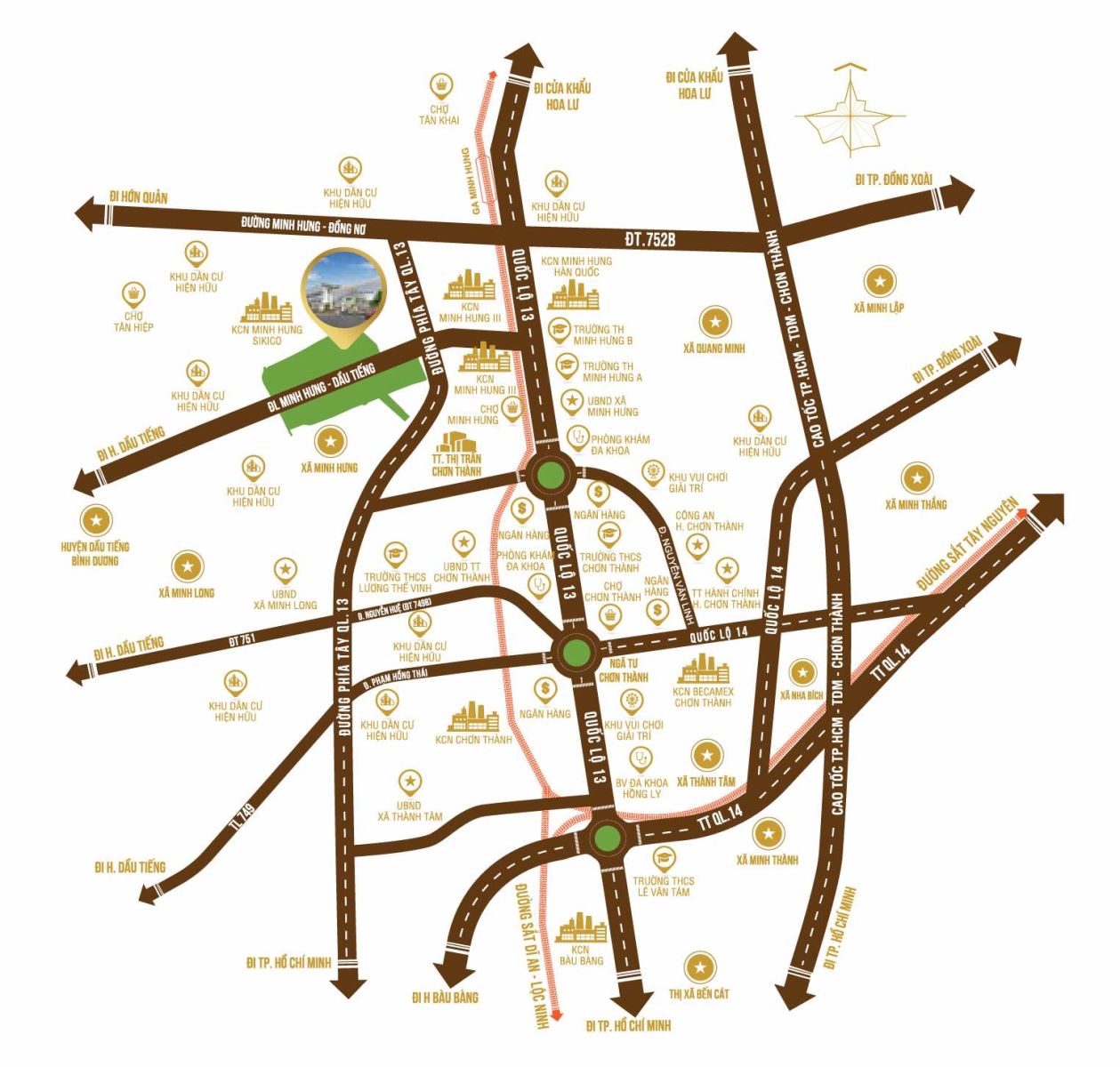 Vị trí khu đô thị Phúc Hưng Golden